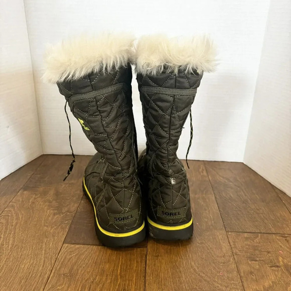 Sorel Cozy‎ CATE Boots Women’s Size 8 Peat Moss Winter Snow Shoes NL-2363-213 - Picture 4 of 7